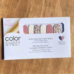 NWT Color Street Cherry Picked Retired Real Nail Polish Strips